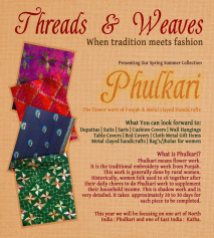 Threads 'n' Weaves mailer page 1